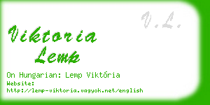 viktoria lemp business card